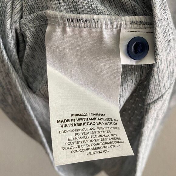 Denver Broncos Football Nike DRI-FIT Gray/Navy Performance Henley Shirt Large - Picture 5 of 6